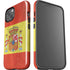 Spain Flag Distressed iPhone 15 Plus Impact Case